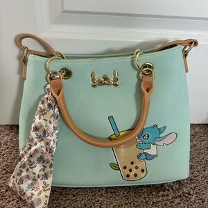 Loungefly Stitch boba tea purse